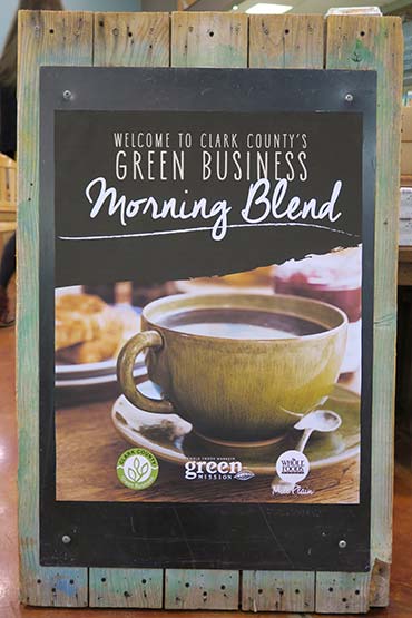 Morning Blend sign